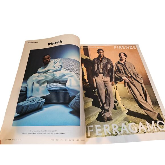 GQ Magazine March 2025 Issue Michael B Jordan Cover March Madness John Malkovich - Picture 5 of 9